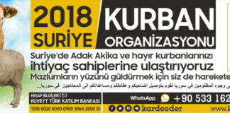 Suriyede sıcak çatışma bölgelerinde Kurbanlarınızı kesiyoruz 01
