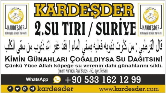 Ateşin düştüğü yere su gönderlerden Allah razı olsun 12