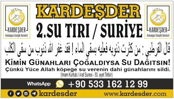 Ateşin düştüğü yere su gönderlerden Allah razı olsun 12