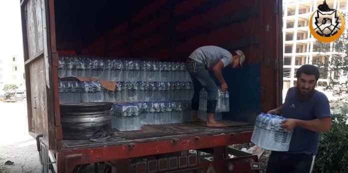 Ateş altındaki coğrafyaya suyumuz ulaştı 01 Ateş altındaki coğrafyaya suyumuz ulaştı 01
