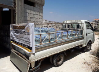 Türkmen Dağı 2 ton su yardımı 01