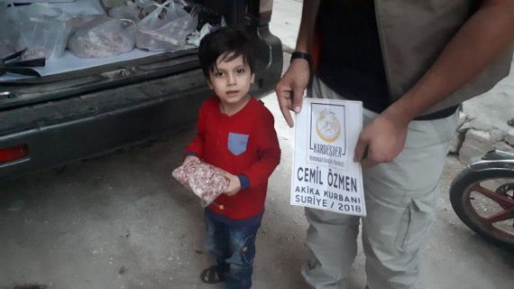 Akika kurbanı bağlarınızla Suriyede yetimlerin yüzü gülüyor 06
