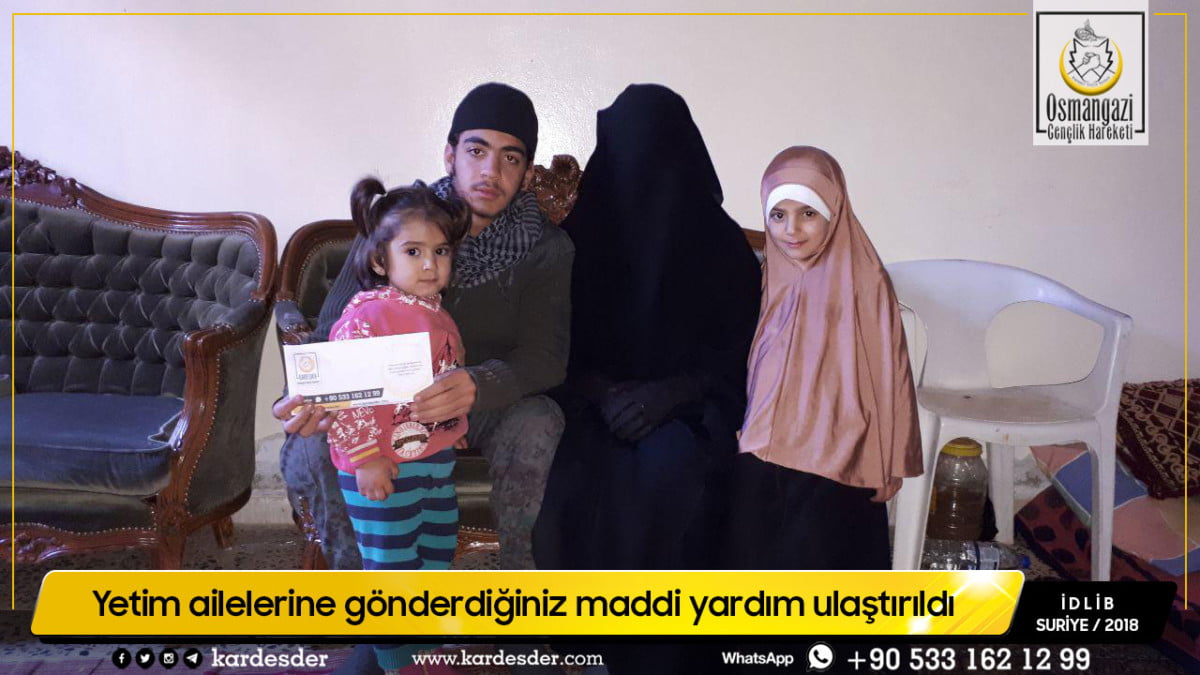 İdlibin yetimlerine maddi yardımlarınızı ulaştırıyoruz 01