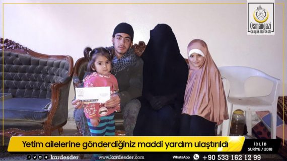 İdlibin yetimlerine maddi yardımlarınızı ulaştırıyoruz 03