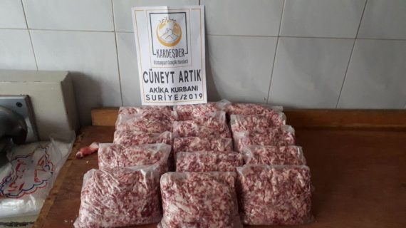 Zor şartlardaki kardeşlerinize akika kurbanlarınızı ulaşıyoruz 01