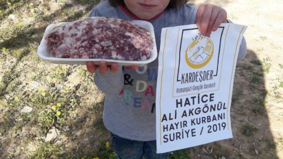 Akika adak ve şükür kurbanlarınızın etlerin mazlumların sofralarına taşıyoruz 10