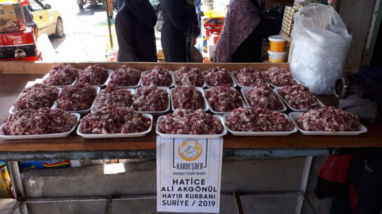 Akika adak ve şükür kurbanlarınızın etlerin mazlumların sofralarına taşıyoruz 14