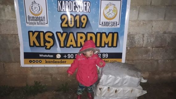 İdlibde kışlık yakacak dağıtımı 02