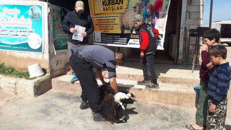 Aşevimiz için bağışlanan iki adet kurban 03