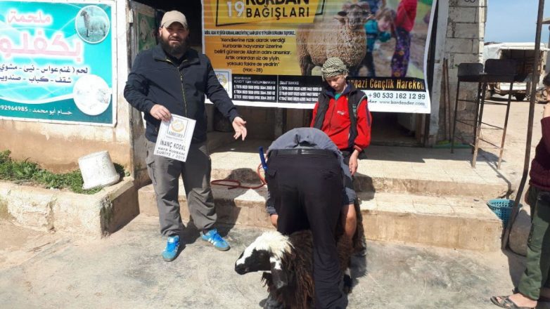 Aşevimiz için bağışlanan iki adet kurban 07