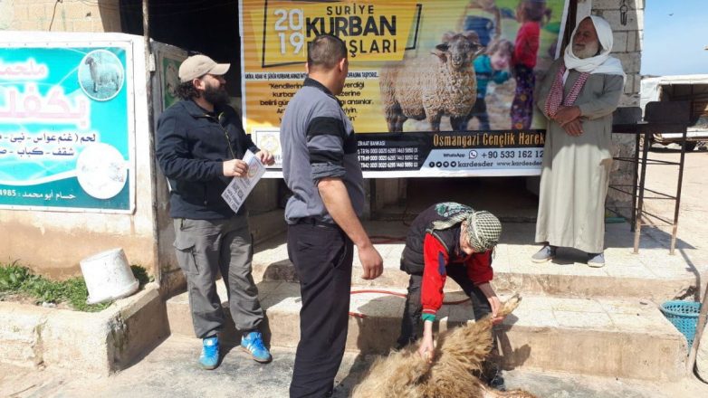 Aşevimiz için bağışlanan iki adet kurban 10