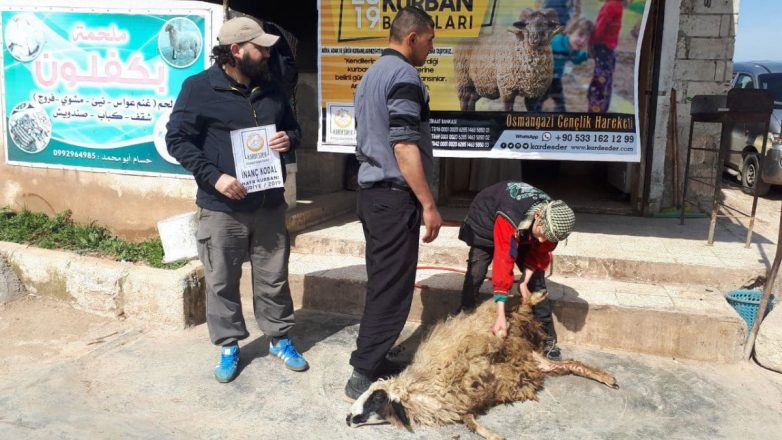 Aşevimiz için bağışlanan iki adet kurban 11