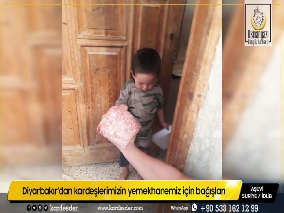 Diyarbakırdan kardeşlerimizin yemekhanemiz için bağışları 07