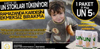 Kardeşlerini Ramazanda Ekmeksiz Bırakma 01