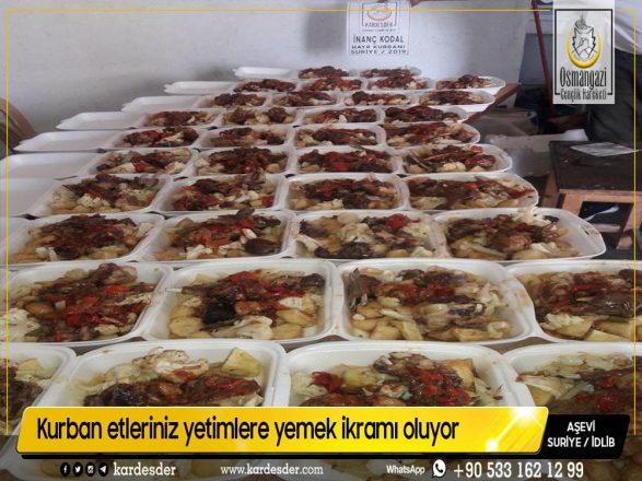 Kurban etleriniz yetimlere yemek ikramı oluyor 02