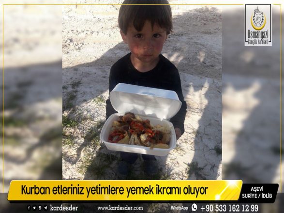 Kurban etleriniz yetimlere yemek ikramı oluyor 06