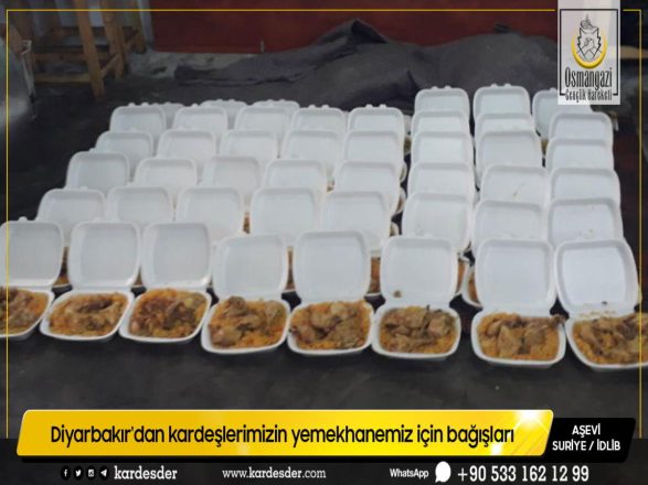 Diyarbakırdan kardeşlerimizin yemekhanemiz için bağışları 02