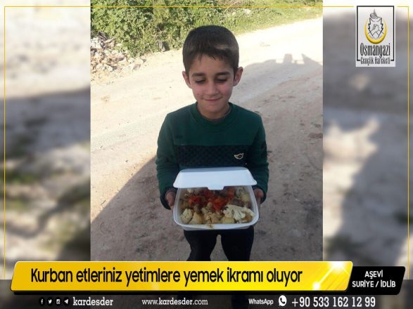 Kurban etleriniz yetimlere yemek ikramı oluyor 01