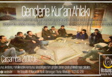 GENÇLERLE KURAN AHLAKI DERSLERİMİZE BEKLİYORUZ 01