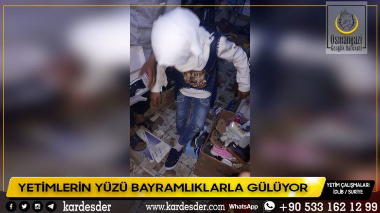 YETİMLERİN YÜZÜ BAYRAMLIKLARLA GÜLÜYOR 13