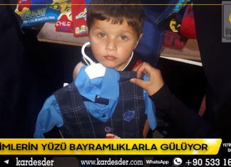 YETİMLERİN YÜZÜ BAYRAMLIKLARLA GÜLÜYOR 36