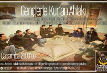 GENÇLERLE KURAN AHLAKI DERSLERİMİZE BEKLİYORUZ ! GENÇLERLE KURAN AHLAKI DERSLERİMİZE BEKLİYORUZ 01
