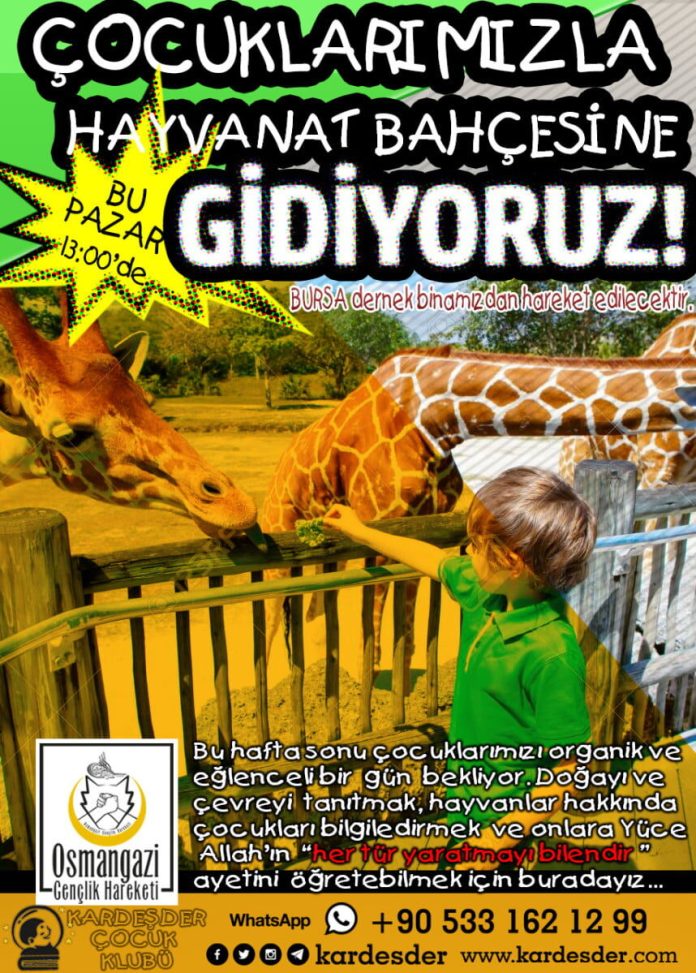 HAYVANAT BAHÇESİNE GİDİYORUZ... BU PAZAR 12 MAYIS 03 HAYVANAT BAHÇESİNE GİDİYORUZ... BU PAZAR 12 MAYIS 03