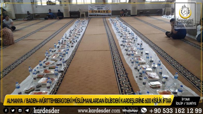 ALMANYADAN İDLİBE 600 KİŞİLİK KARDEŞLİK İFTARI 51