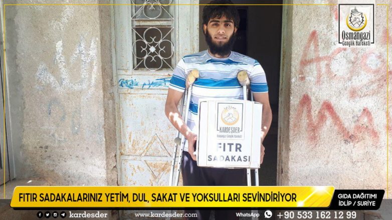 FITIR SADAKALARINIZ YETİM DUL SAKAT VE YOKSULLARI SEVİNDİRİYOR 21