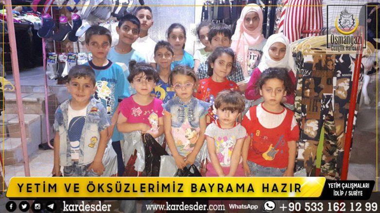 YETİM VE ÖKSÜZLERİMİZ BAYRAMA HAZIR 04