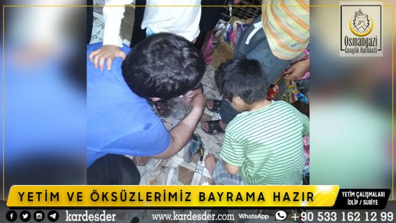 YETİM VE ÖKSÜZLERİMİZ BAYRAMA HAZIR 11