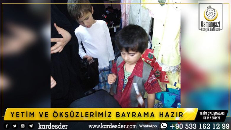 YETİM VE ÖKSÜZLERİMİZ BAYRAMA HAZIR 18 10