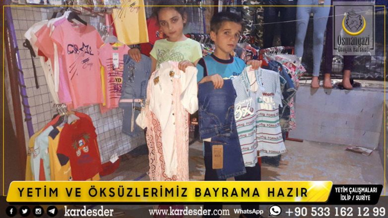 YETİM VE ÖKSÜZLERİMİZ BAYRAMA HAZIR 40