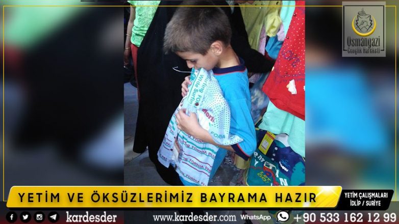 YETİM VE ÖKSÜZLERİMİZ BAYRAMA HAZIR 45