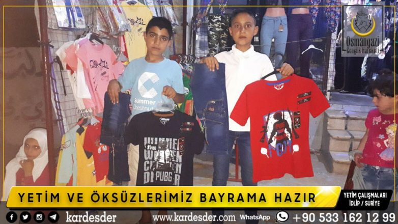 YETİM VE ÖKSÜZLERİMİZ BAYRAMA HAZIR 46