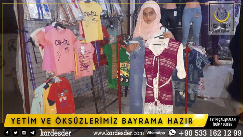 YETİM VE ÖKSÜZLERİMİZ BAYRAMA HAZIR 52