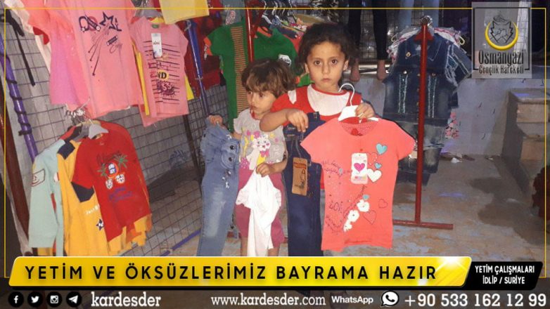 YETİM VE ÖKSÜZLERİMİZ BAYRAMA HAZIR 53