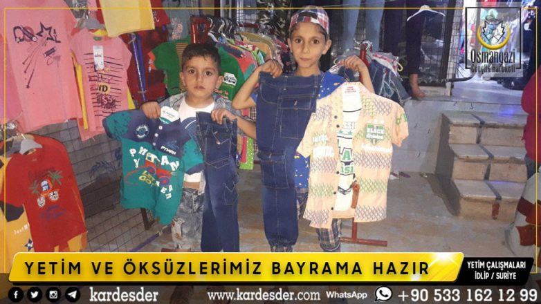 YETİM VE ÖKSÜZLERİMİZ BAYRAMA HAZIR 54