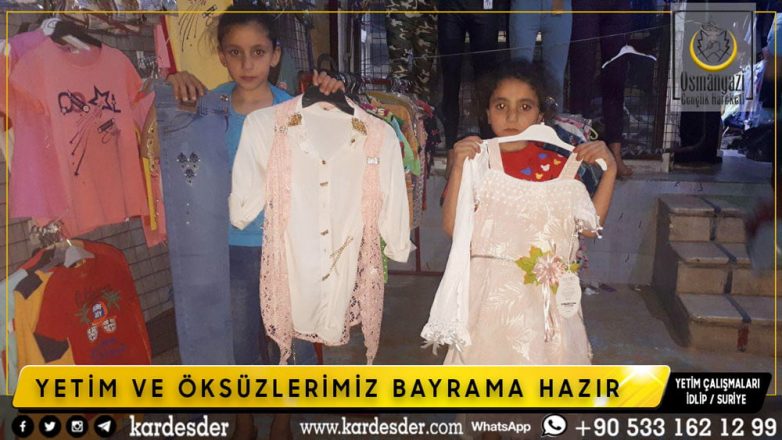 YETİM VE ÖKSÜZLERİMİZ BAYRAMA HAZIR 55