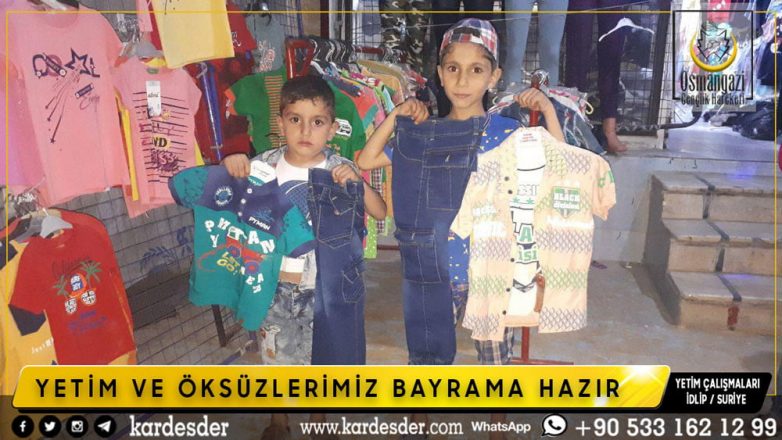 YETİM VE ÖKSÜZLERİMİZ BAYRAMA HAZIR 56