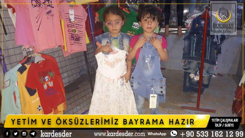 YETİM VE ÖKSÜZLERİMİZ BAYRAMA HAZIR 59