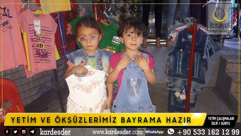 YETİM VE ÖKSÜZLERİMİZ BAYRAMA HAZIR 61