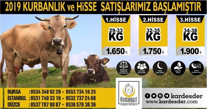 Hisseli Kurban Satışlarımız Başlamıştır 05