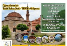 TARİH KOKAN ŞEHİR İZNİKE GİDİYORUZ… BU PAZAR 14 TEMMUZ 02