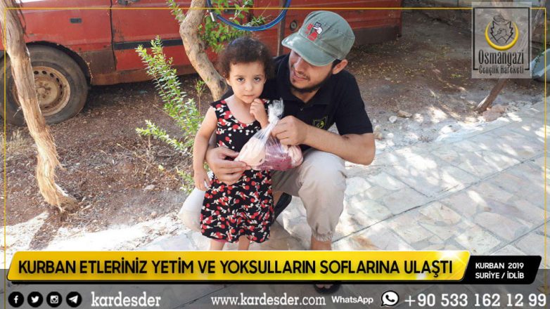 Türkmen Dağı Halep ve İdlibin yetimleri Kurban etlerinizle sevindi 16