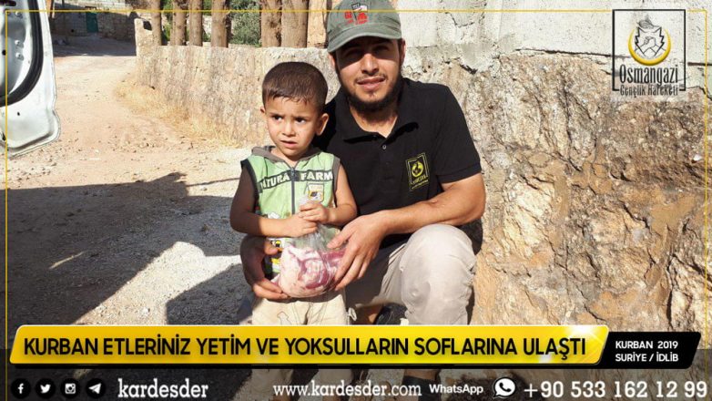 Türkmen Dağı Halep ve İdlibin yetimleri Kurban etlerinizle sevindi 19