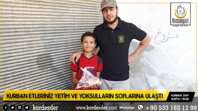 Türkmen Dağı Halep ve İdlibin yetimleri Kurban etlerinizle sevindi 20