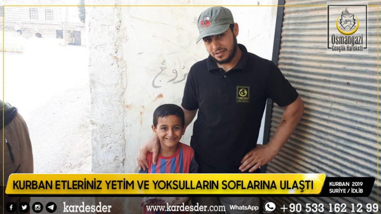 Türkmen Dağı Halep ve İdlibin yetimleri Kurban etlerinizle sevindi 21