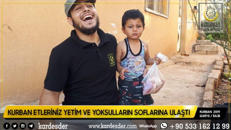 Türkmen Dağı Halep ve İdlibin yetimleri Kurban etlerinizle sevindi 33