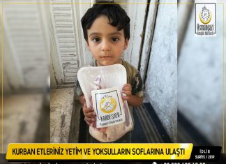 Türkmen Dağı Halep ve İdlibin yetimleri Kurban etlerinizle sevindi 52